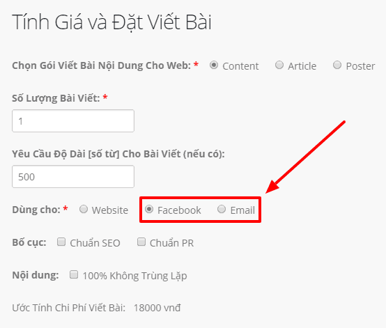 Read more about the article Working24 hỗ trợ content cho Facebook và Email