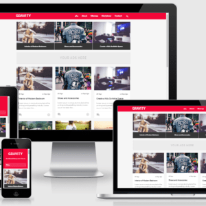Gravity – Blogger theme