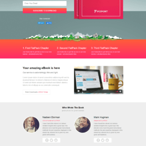 Landing page bán sách