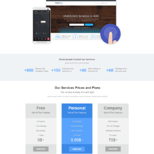 Landing page công ty
