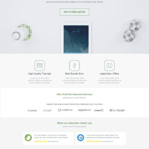Landing page đại lý