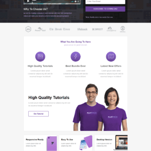 Landing page khóa học