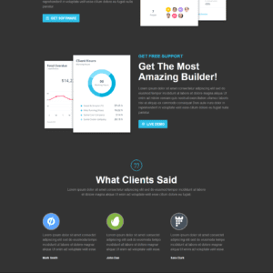 Landing page phần mềm
