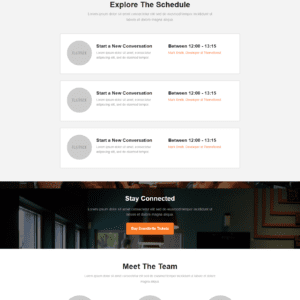 Landing page sự kiện