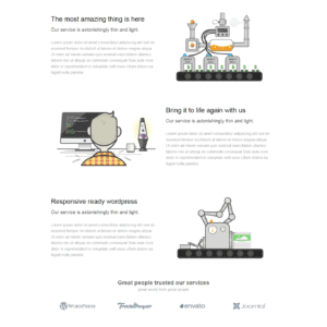 Landing page thông tin