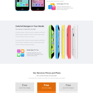 Landing page ứng dụng