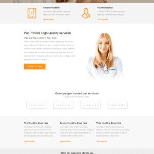 Landing page y tế