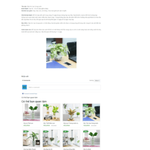 Blogspot template bán hàng chuẩn SEO