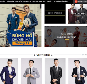 Blogspot template bán hàng quần áo thời trang