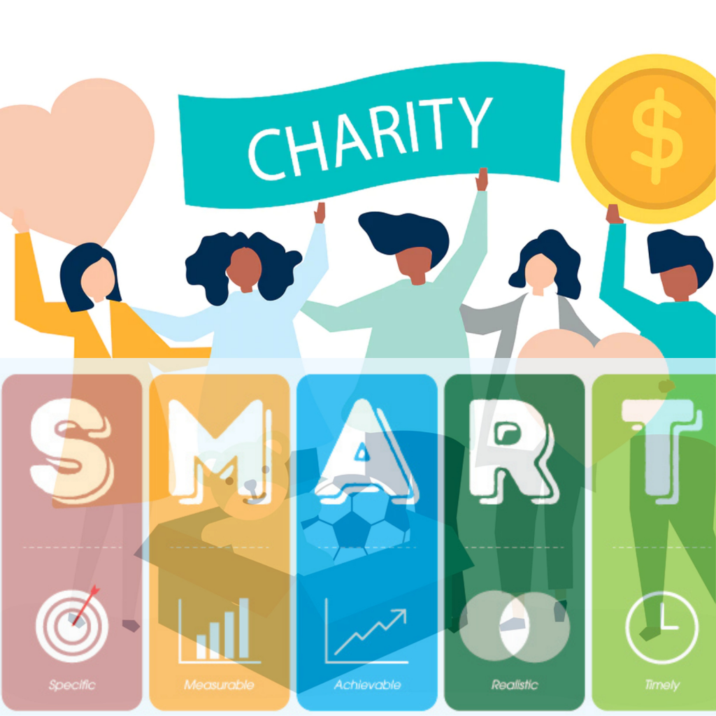 Kế hoạch SMART cho bài viết gây quỹ từ thiện.