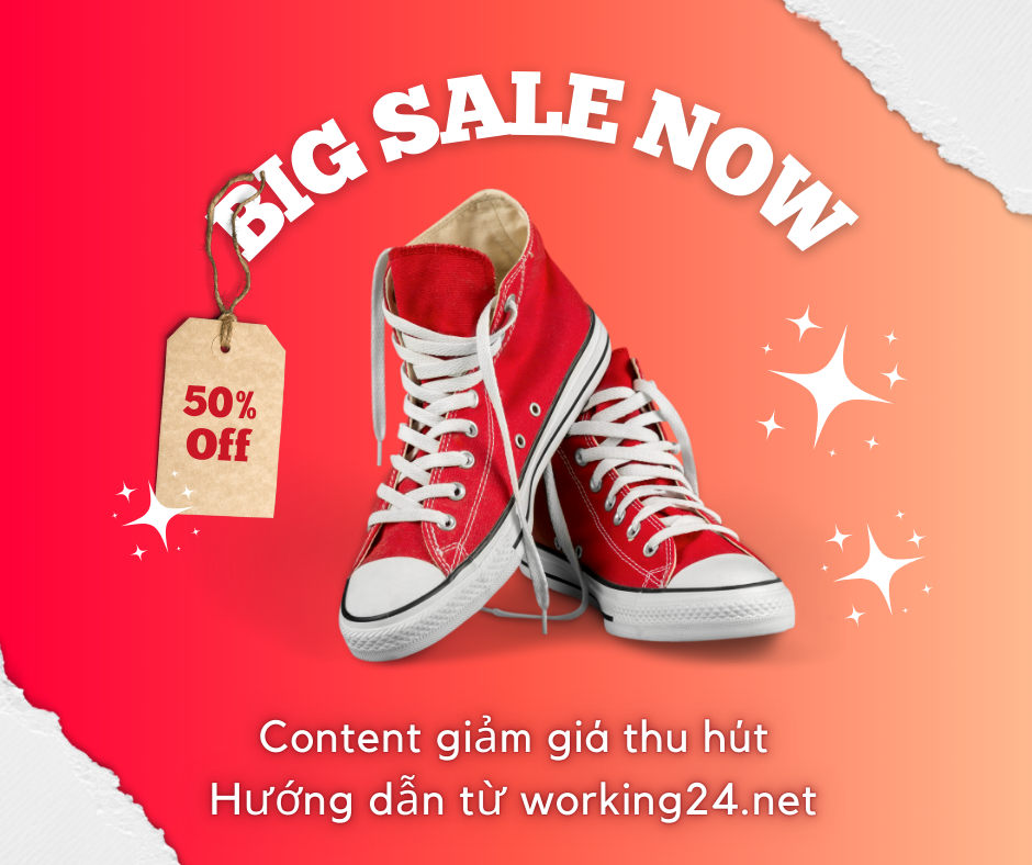 Bí quyết viết bài content giảm giá thu hút người mua