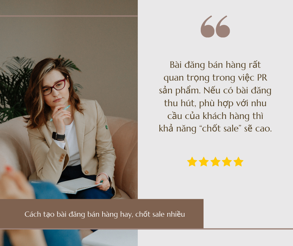Read more about the article Cách tạo bài đăng bán hàng hay, chốt đơn nhiều nhất