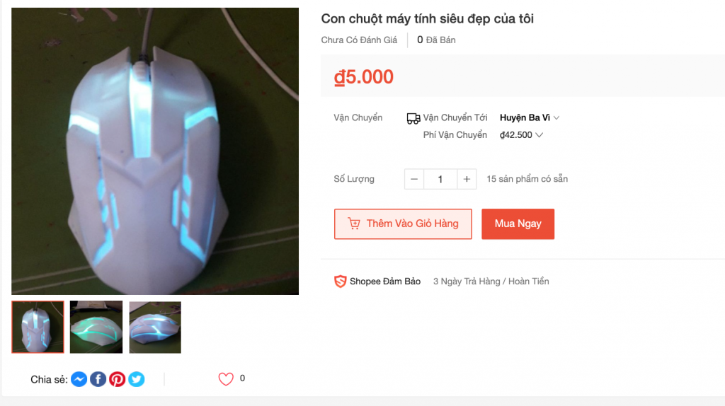 Tiêu đề sản phẩm có lượng bán và đánh giá cao
