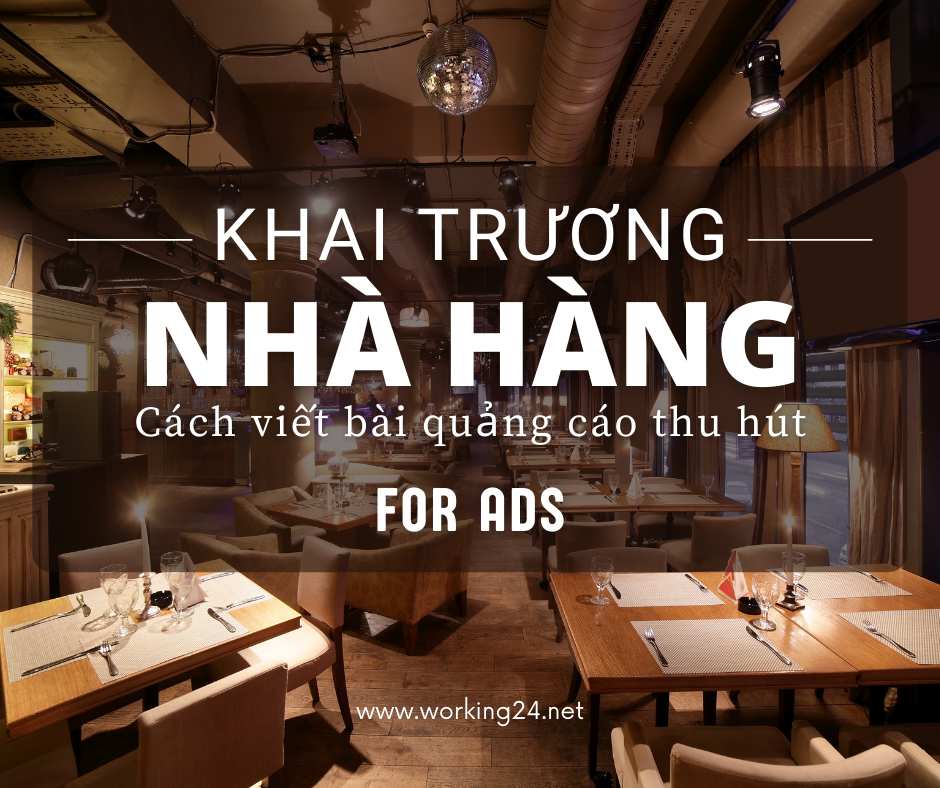Read more about the article Hướng dẫn viết bài viết quảng cáo khai trương nhà hàng thu hút