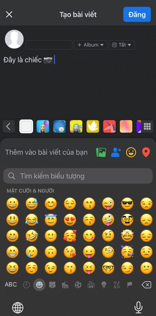 Icon thay cho từ ngữ